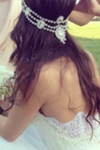 Boho Sweetheart Appliques A Line Ivory Wedding Dress, vestido de novia de playa