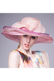 Señoras Hermosa primavera / verano Cambric Con Bowler / sombrero cloche