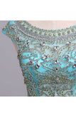 2022 vestidos de baile Elegante A-Line Scoop blusa moldeada suelo Chifón cremallera de la espalda