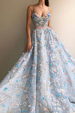 Correas espaguetis elegantes y elegantes vestidos de fiesta de la princesa increíble Vestidos de moda
