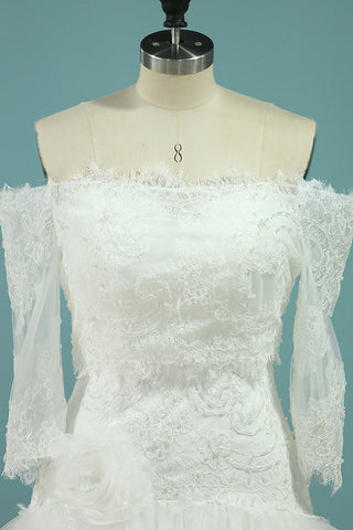Vestidos de novia de la boda de la sirena de la sirena 2024 con Applique