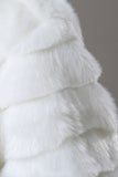 Elegante 3.4 Longitud de la manga de piel sintética de abrigo de la boda MPJ140907