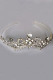 Gorgeous pelo Hoop aleación con la perla de la boda tiara nupcial Hg016