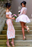 Hermosos vestidos de dama de honor Ivroy y rosa Vestidos de baile Vestidos de Fiesta