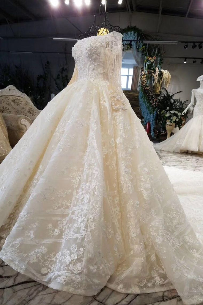 2022 vestidos de novia de lujo con cuello en V vestido de fiesta palabra de longitud
