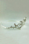 Gorgeous pelo Hoop aleación con la perla de la boda tiara nupcial Hg016