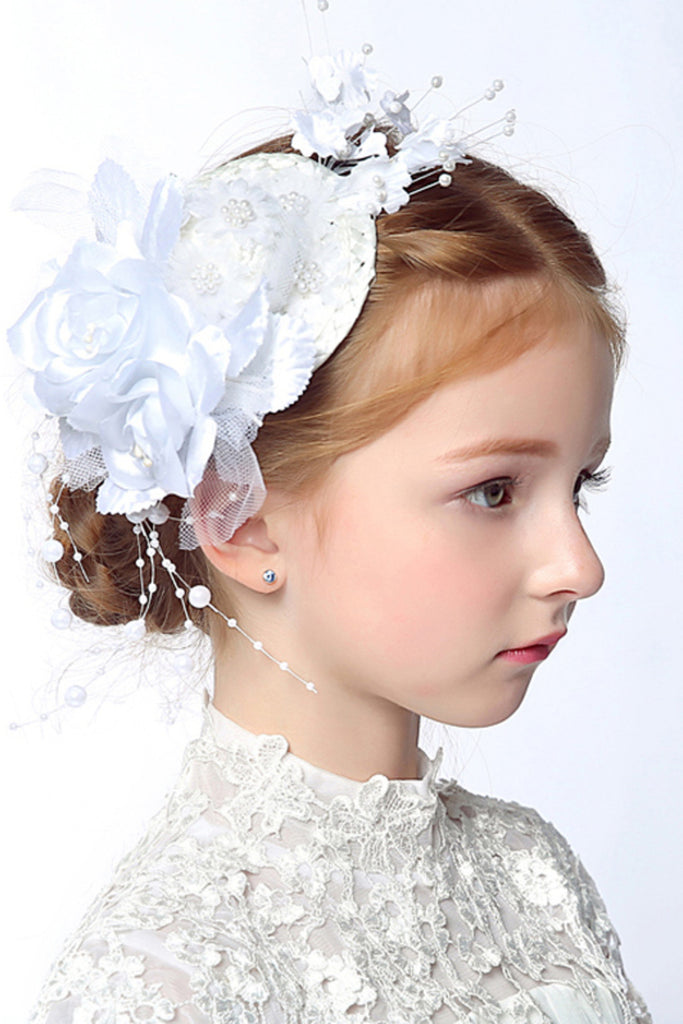 Las mujeres / de flores de tela / perla de imitación Celada muchacha - boda / Ocasiones especiales pinzas de pelo