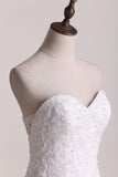 Vintage 2024 vestidos de boda del amor de la sirena / trompeta con apliques